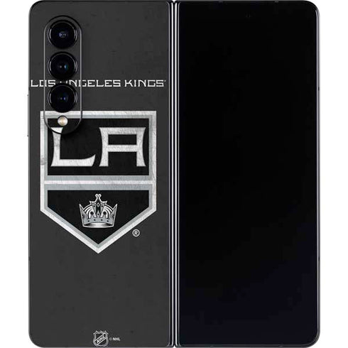 NHL Los Angeles Kings Distressed Galaxy Z Fold4 5G Skin